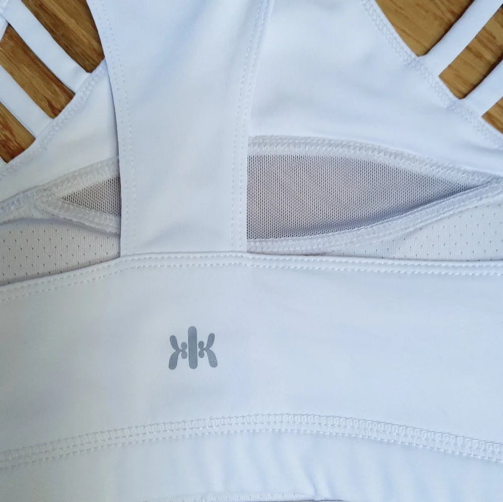 Kyodan Strappy White Sports Bra - Picture 6 of 8
